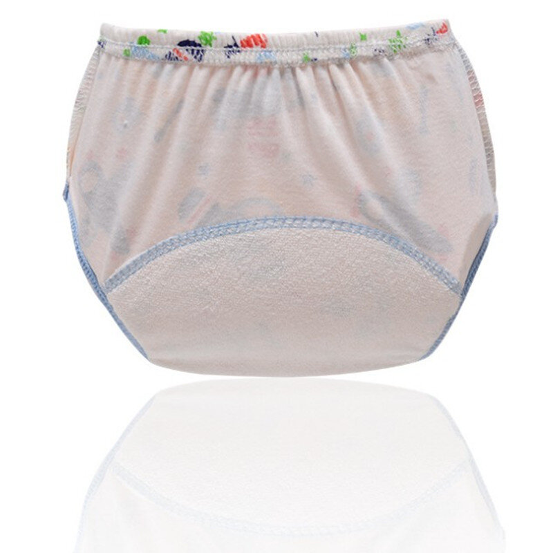 Washable Baby Diapers Reusable Cloth Nappies Waterproof Newborn Cotton Diaper Cover For Children Training Pants Potty Underwear