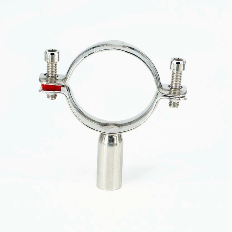 Abrazadera de tubo sanitario de acero inoxidable 2,5, Clips de sujeción, soporte de tubo, 60-63mm, 304"