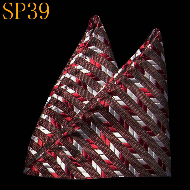 Шелковый платок, шарфы, мужской Карманный квадратный платок, полосатый однотонный платок, 22*22 см