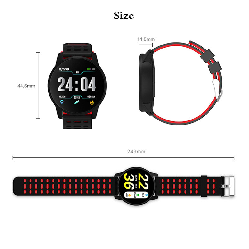 ZOUYUN Smart Watch กีฬาผู้ชายผู้หญิง Heart Rate Monitor ความดันโลหิตฟิตเนส Tracker Smartwatch GPS SPORELOGIO Inteligente