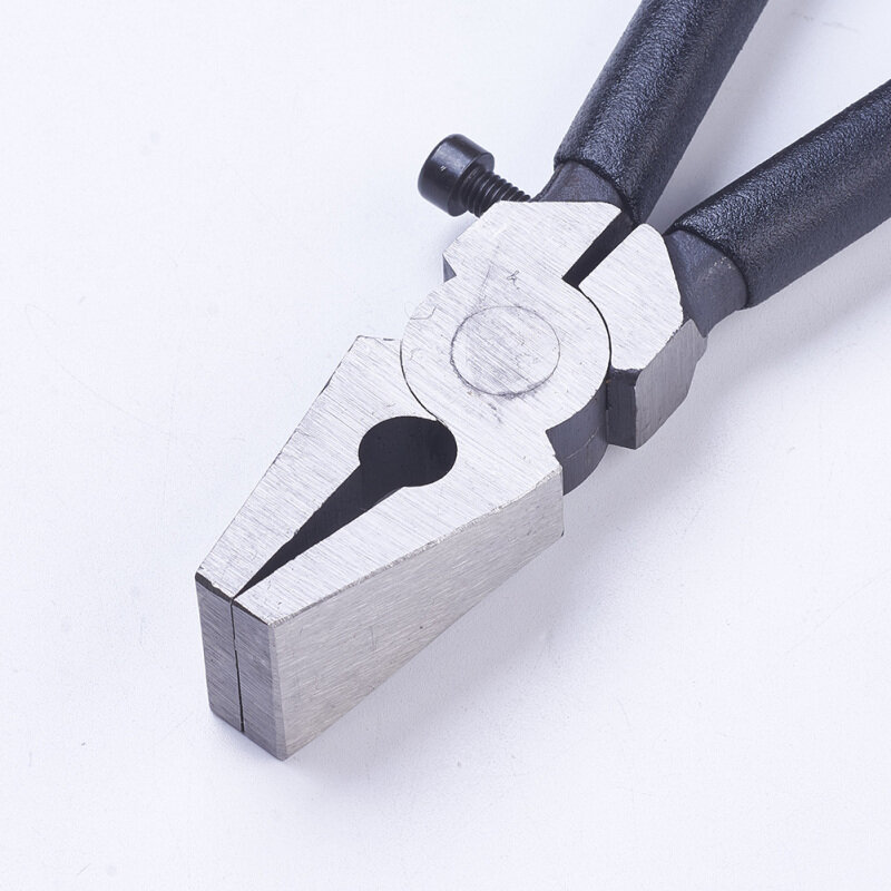 Szczypce stalowe szczypce płaskie szczypce do chwytania narzędzia do tworzenia biżuterii 20x4.9x2, 5cm