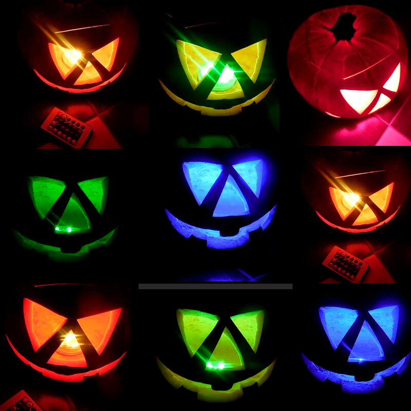 50 * RGB sommergibile LED luce a batteria Multi colore telecomando impermeabile luce centrotavola matrimonio lampada da festa