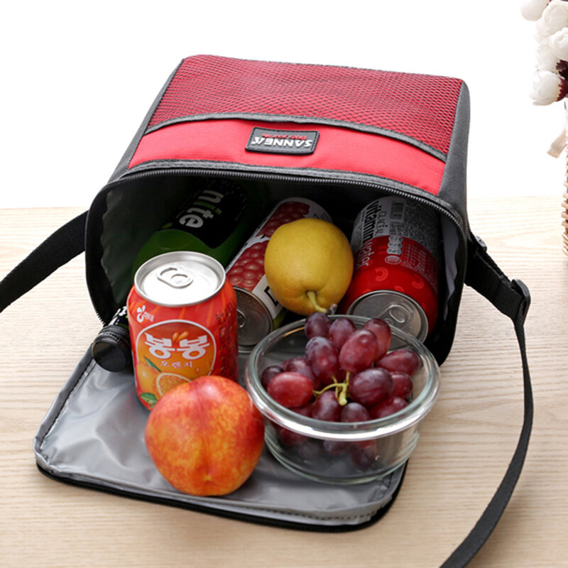 Cooler Tote Portable Travel Picnic Necessity Kit Thermal Insulated Lunch bolsa termica Bag  Cooler Lunch Box Handbag Cooler Bag