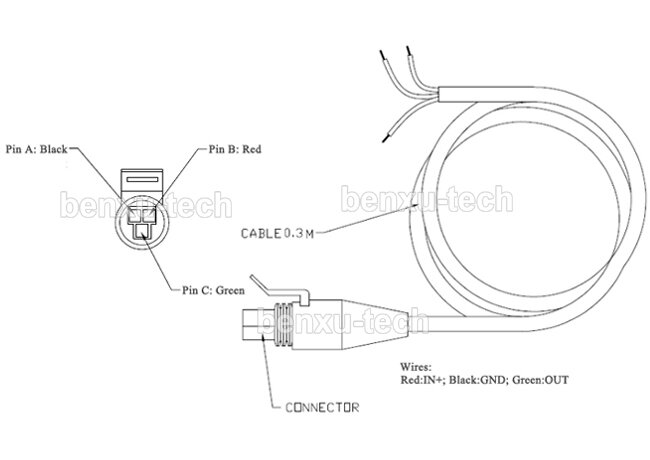 Kabel 0.3M, 10bar,12VDC,1-5V,NPT1/8 Bahan Bakar Minyak Diesel Air Gas Impor Keramik Sensor Tekanan Pemancar Transduser