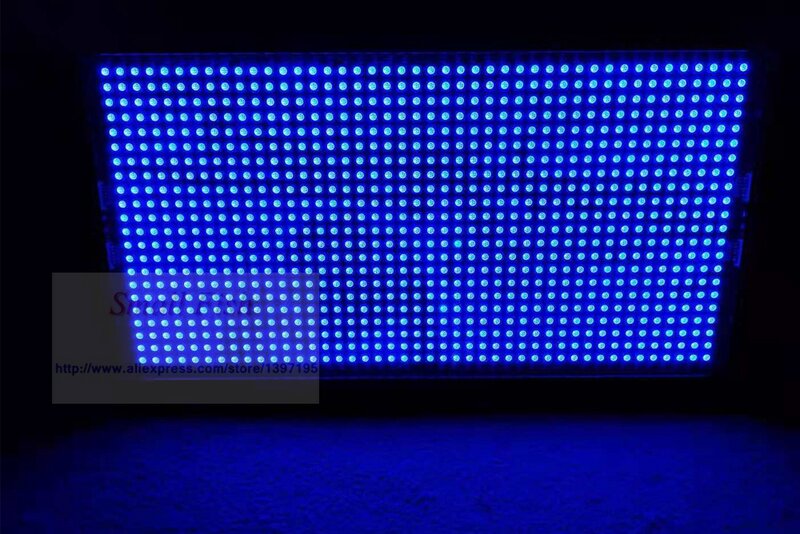 Luzes de flash estroboscópicas LED para carro, palco intermitente, luz DJ com estojo, impermeável, disco, 1000W, 12 pçs/lote