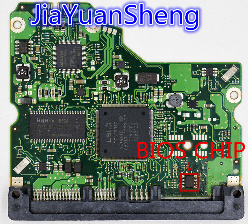 PCB HDD per Seagate / SMAJ-1 PCB 100513586 REV A / 100513590