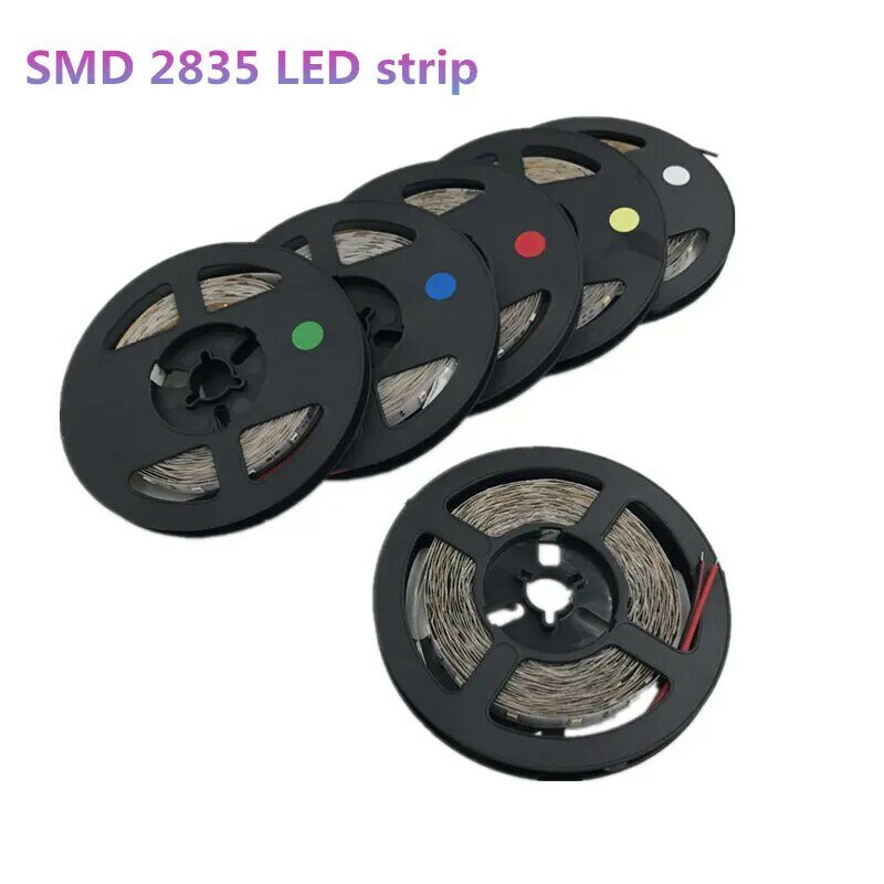 5M 300leds 2835SMD LED Strip High Brightness Nonwaterproof DC 12V 60leds/m Diode Tape Super Bright than 3528 LED Light Strip