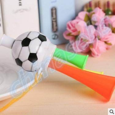 1 pçs colorido três tubos torcendo buzinas de voz alta-aguda futebol chifre festa carnaval esportes jogos noice fabricantes