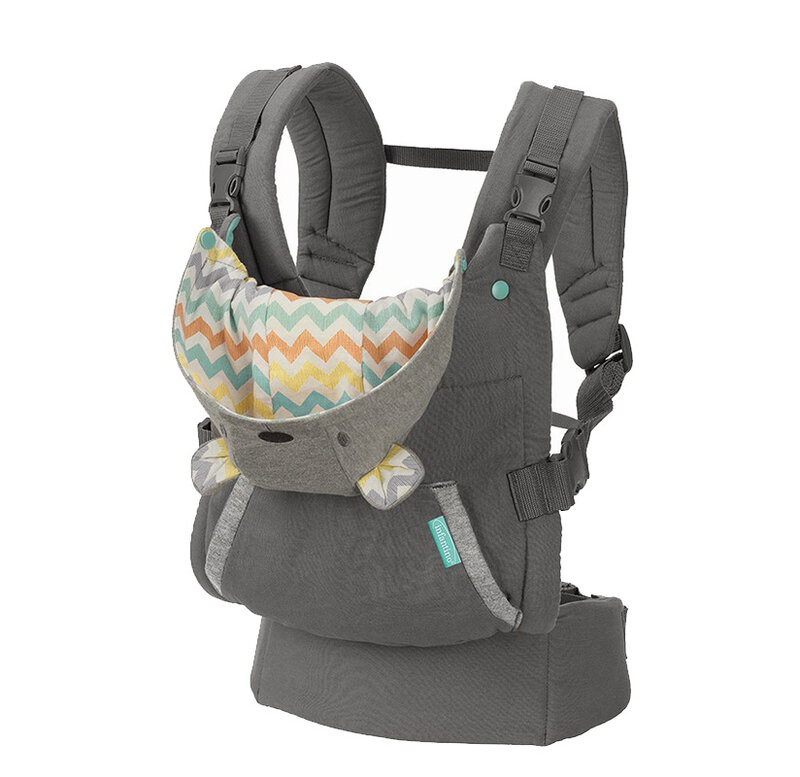 Детский переносной рюкзак на ремне через плечо, утолщенный эргономичный рюкзак с капюшоном, детский ремень-кенгуру