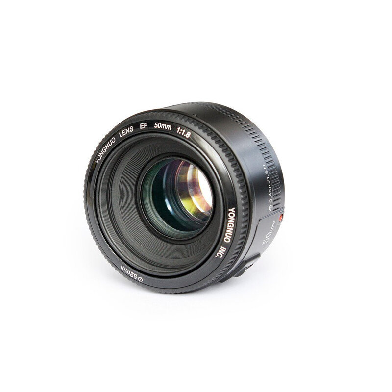 Obiettivo YONGNUO YN 50mm F1.8 obiettivo con messa a fuoco automatica a grande apertura YN 50 YN50 per Nikon per fotocamere Canon EOS DSLR