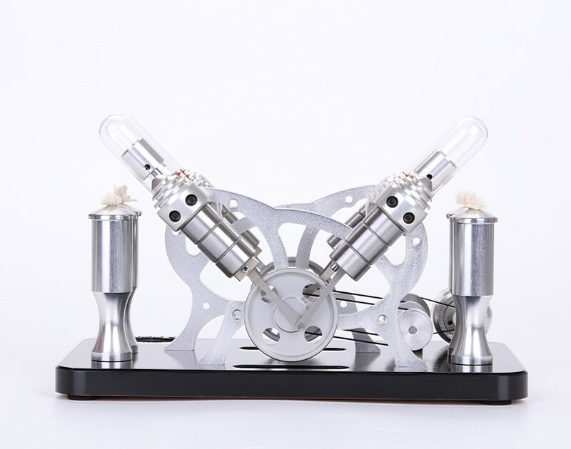 Dream Creative Factory Stirling Steam Engine, modelo de juguete físico, regalo de cumpleaños, modelo creativo V4