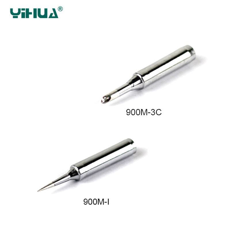 YIHUA10pcs High quality iron tips 900M-T iron head Apply to all kinds of YIHUA soldering station for Hakko 936 Durable iron head