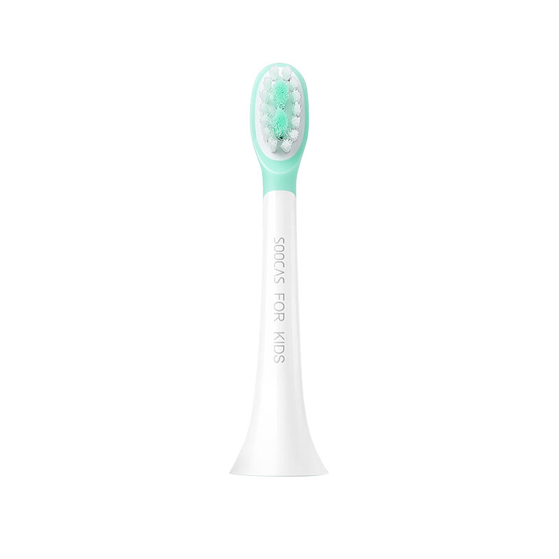 SOOCAS C1-cabezales de repuesto para cepillo de dientes para niños, Gel de silicona blanda, cabezal certificado FDA, boquilla de cepillo de dientes eléctrico para niños, Oral