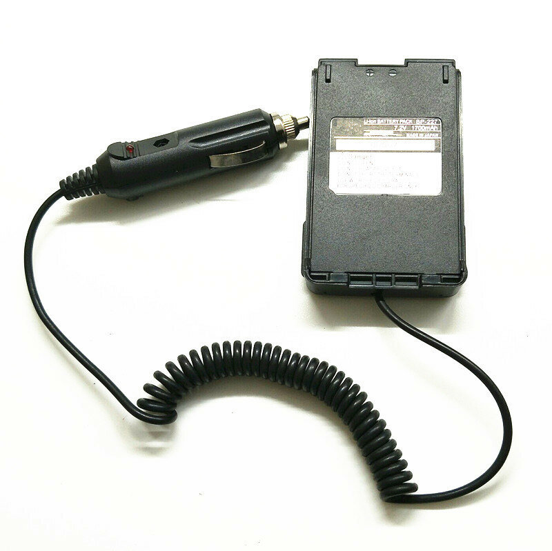 Cargador de coche eliminador de batería para ICOM, IC-V85, IC-51, IC-M88, IC-F50, Walkie Talkies