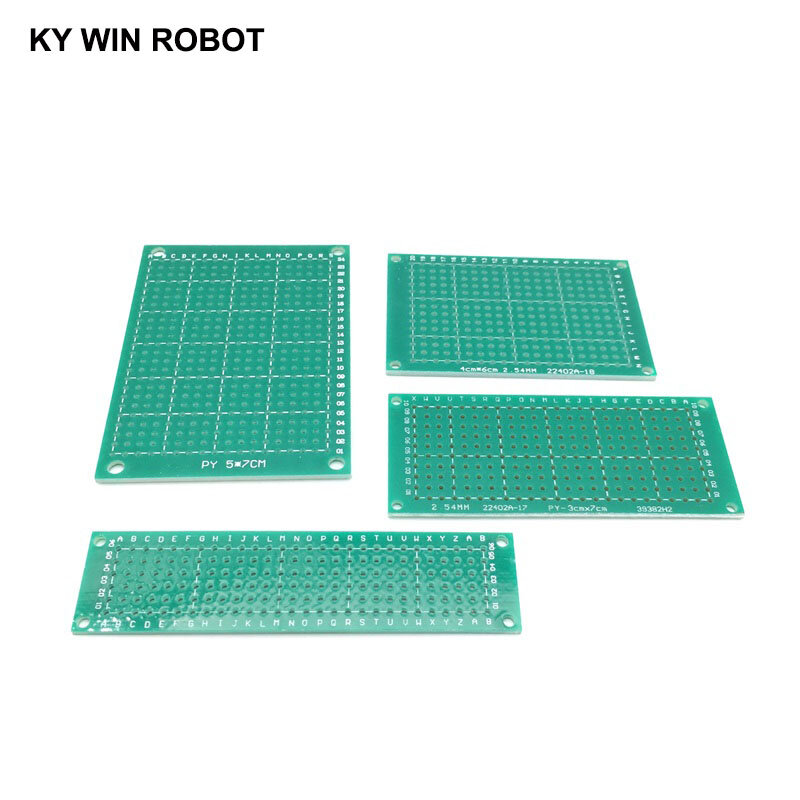 4 cái 2x8 3x7 4x6 5x7 cm Duy Nhất Hai Mặt Đồng nguyên mẫu PCB phổ Ban Đối Với Arduino