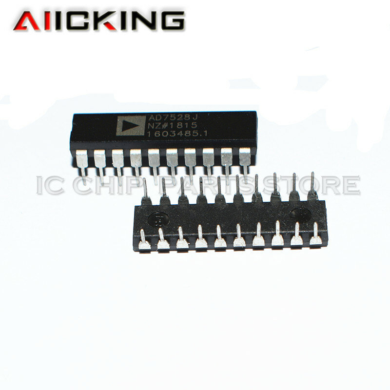 5/pces ad7528jnz ad7528j ad7528 dip20 integrado ic chip original em estoque