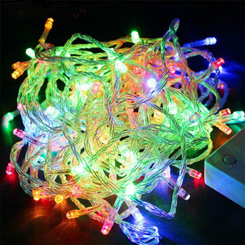 5M 10M 20M 30M 50M 100M LED String Fairy Light Holiday Christmas Wedding Decoration AC220V ghirlanda di luce esterna impermeabile