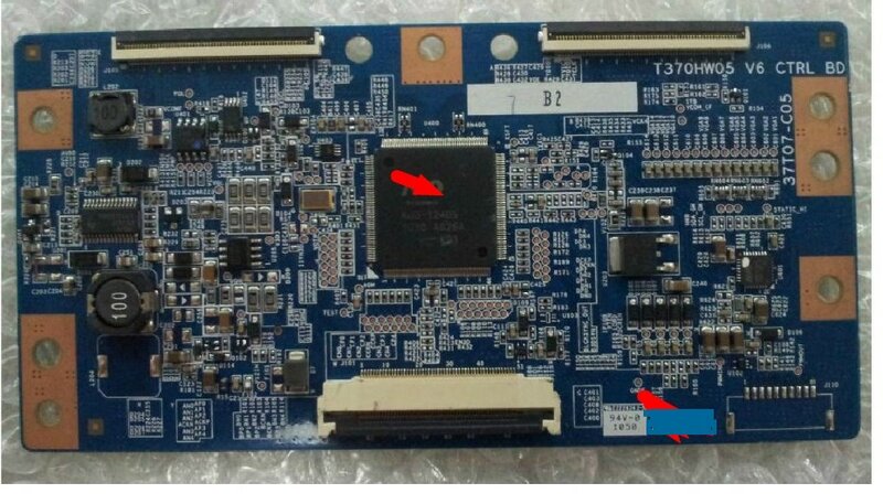 T370HW05 V6 37T07-C00 LCDบอร์ดลอจิกสำหรับเชื่อมต่อกับT-CONเชื่อมต่อบอร์ด