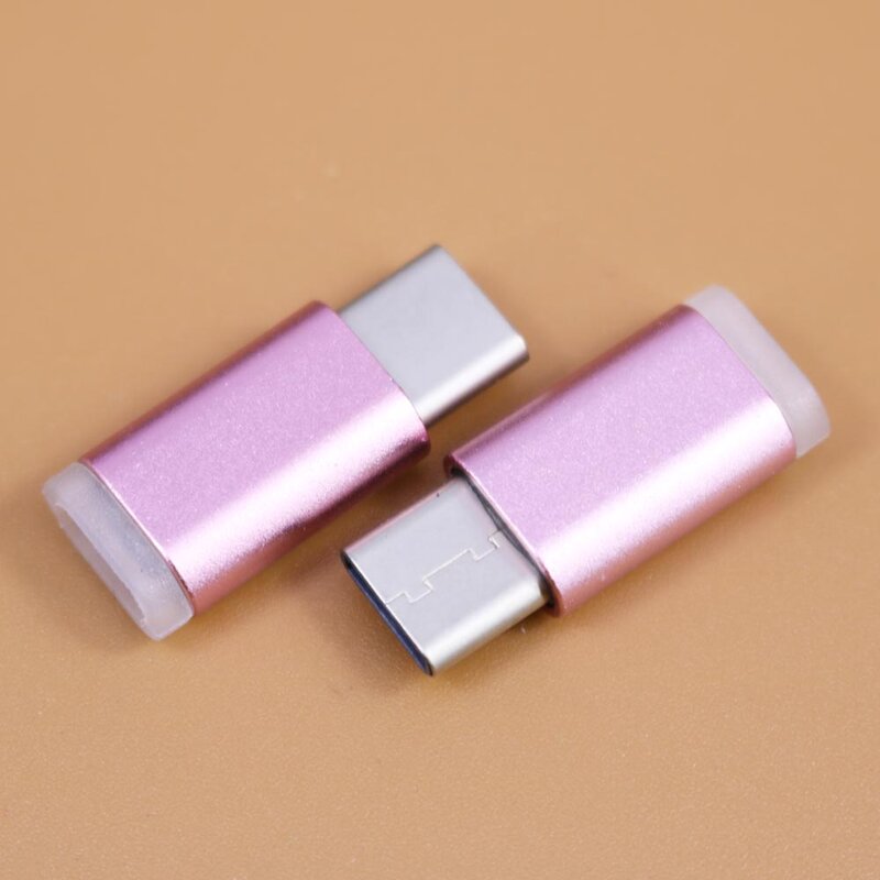 YuXi Hot koop! Type C Male naar Micro USB Vrouwelijke Adapter Type-C Converter Connector USB-C zilver/goud/rose gold