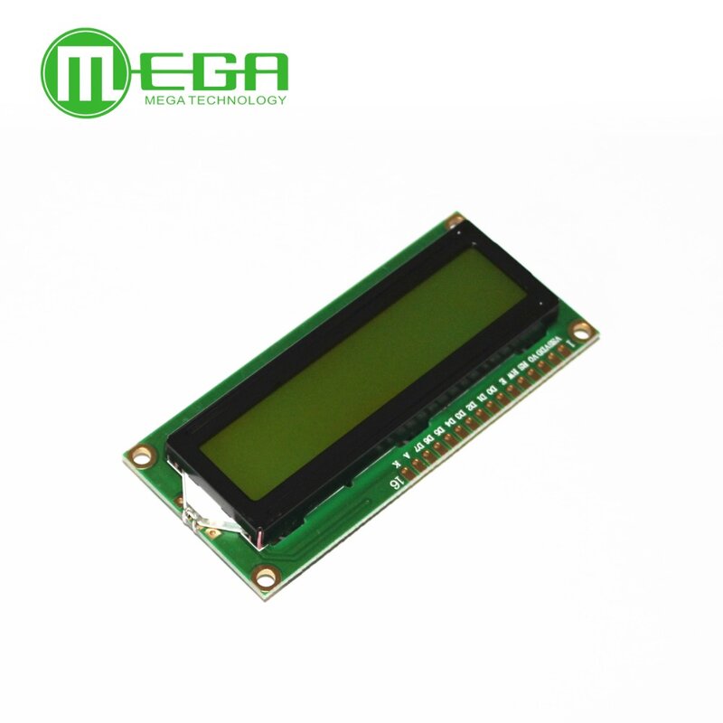 LCD1602 1602 módulo pantalla verde azul/amarillo Módulo de pantalla LCD de 16x2 caracteres