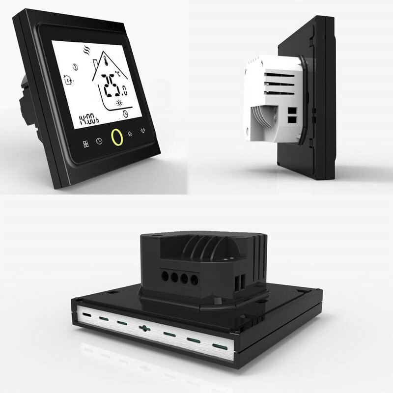 Thermostat 16A Programmable Thermostat ความร้อน LCD จอแสดงผล Touch Screen NTC Sensor อุณหภูมิห้อง Controller