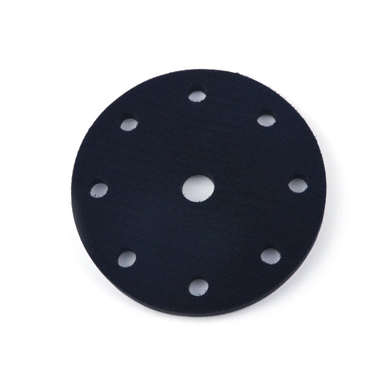 6 Inch 150mm 9-Hole Soft Sponge Dust-free Interface Pad for Hook and Loop Sanding Pad fits Power Tools Uneven Surface Polishing