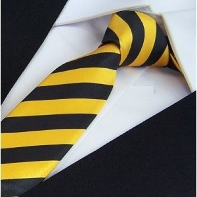 HOOYI-gravata fina e fina de poliéster masculina, gravata xadrez fashion, gravata xadrez preto e branco, 2019