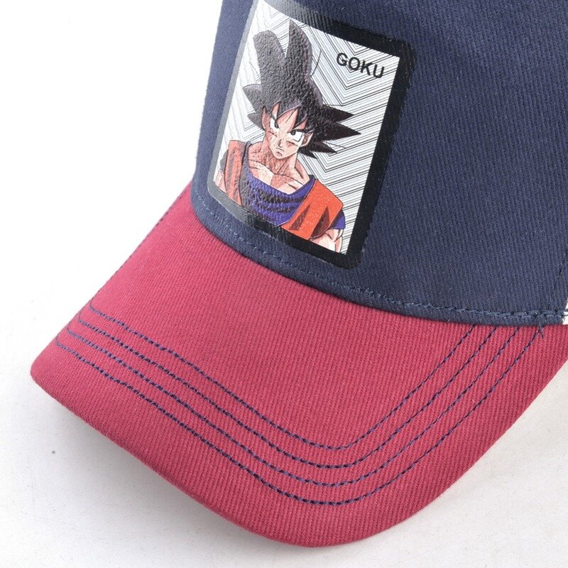 Letnie oddychające czapka z daszkiem dla kobiet mężczyzn Snapback kości kapelusz mężczyzna mody Dragon Ball Streetwear Hip Hop Trucker Czapka taty czapki