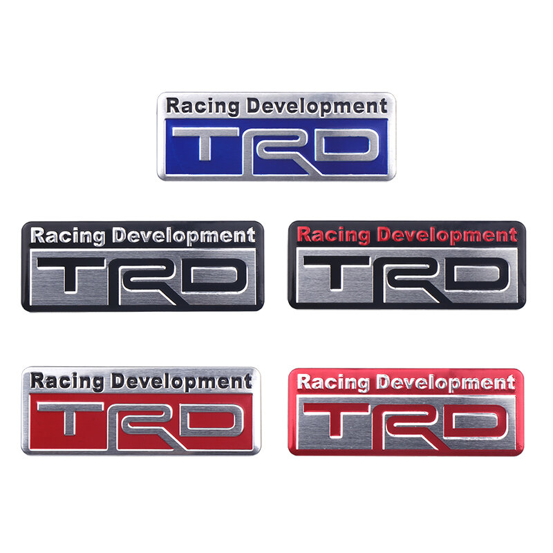 Estilo de coche TRD Toyota Racing Development deporte emblema pegatinas para Toyota Camry corona REIZ logotipo TRD Auto accesorios de decoración
