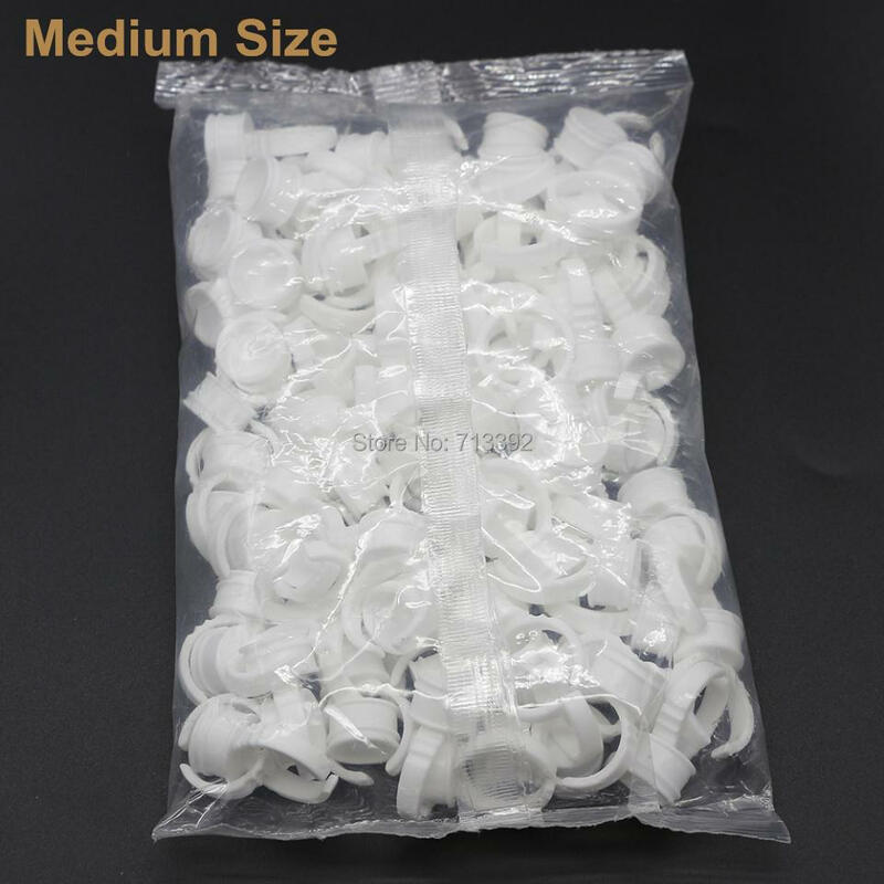 100Pcs/Bag S/M/L Size Disposable Pigment Ring Cups Plastic Tattoo Ink Cups For Permanent Makeup