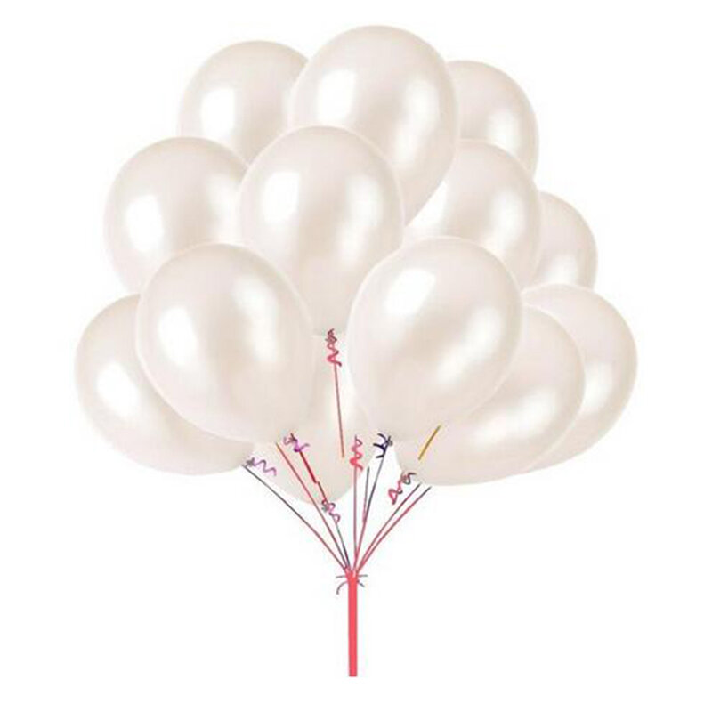 Balões de látex para Happy Birthday Party Decorações, Presentes Kids, Balões Suprimentos, Prata, azul, vermelho, ouro, preto, cor-de-rosa, 12 em, 20PCs