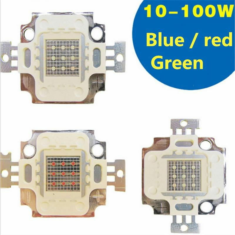 High-power integrated led chip light source 10W 20W 30W 50W 100W Red Green Blue Bulb Floodlight Spot Light LED Beads