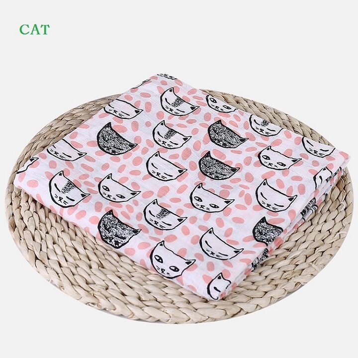 Cotton Baby Blanket Flamingo Soft Multi-functional Muslin Baby Blankets Bedding Infant Swaddle Towel For Newborn Swaddle Blanket