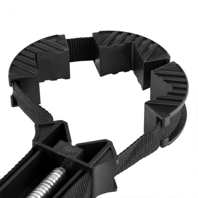 Multi-function Adjustable Corner Clamp Band Strap Clamp Polygonal Clip 4 Jaws Picture Frame Holder Woodworking Tool Hardware.