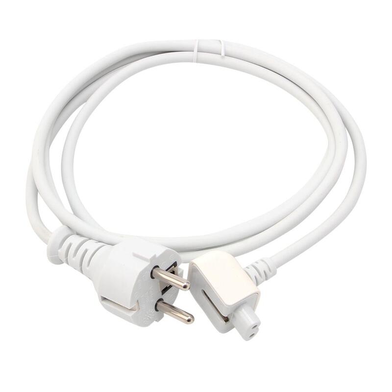 Cable de extensión de energía para Apple MacBook Pro Air, adaptador de cargador de pared, color blanco, UE/REINO UNIDO/EE. UU./AU, 1,8 M, 1 ud.