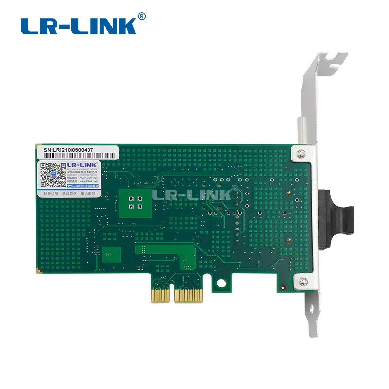 LR-LINK 6230PF-LX PCI Express การ์ดเครือข่าย 1000 Mb Gigabit Ethernet Fiber Optical Lan Adapter Controller Desktop PC Intel I210