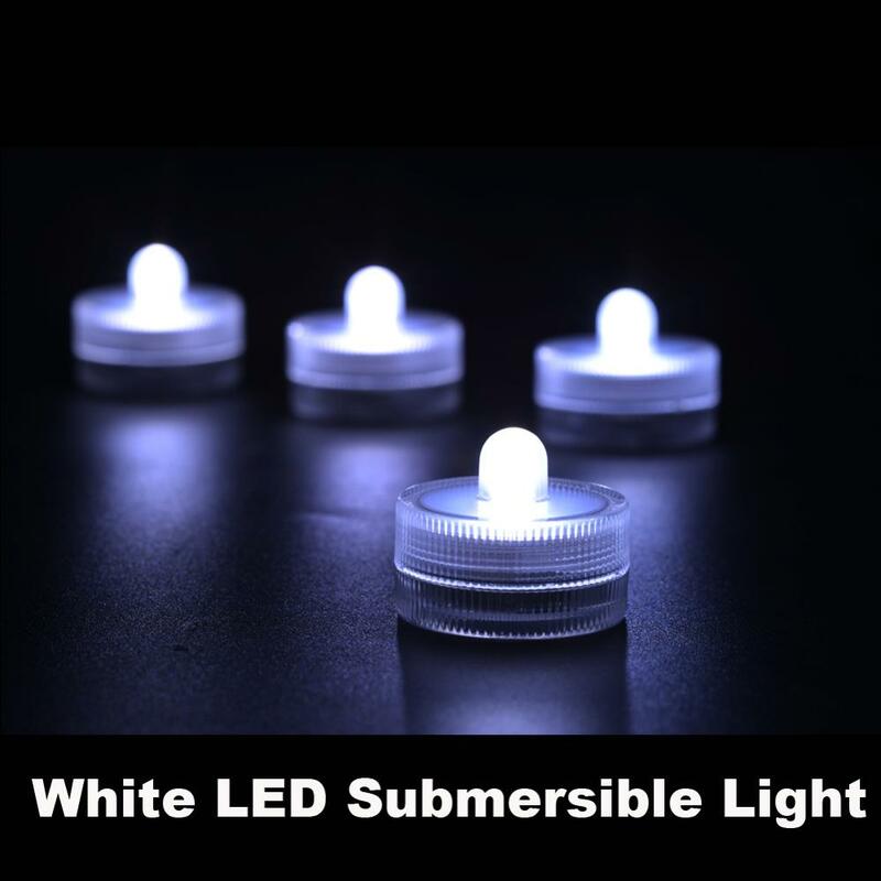 1200pcs/lot High Quality LED Submersible Light Waterproof Tealights LED Sub Lights for Wedding Party Centerpiece Decoration