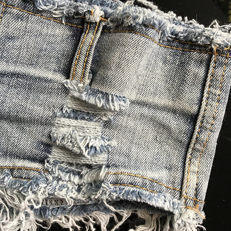 Женские джинсовые стринги с заниженной талией, мини-шорты из денима для женское микро-бикини, Клубная одежда синего цвета, лето 2020