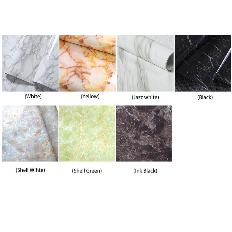 Heißer Verkauf 60x50cm Granit Marmor Wirkung Kontaktieren Wasserdichte Starke PVC Tapete Selbst Klebe Schälen Stick Roll Papier