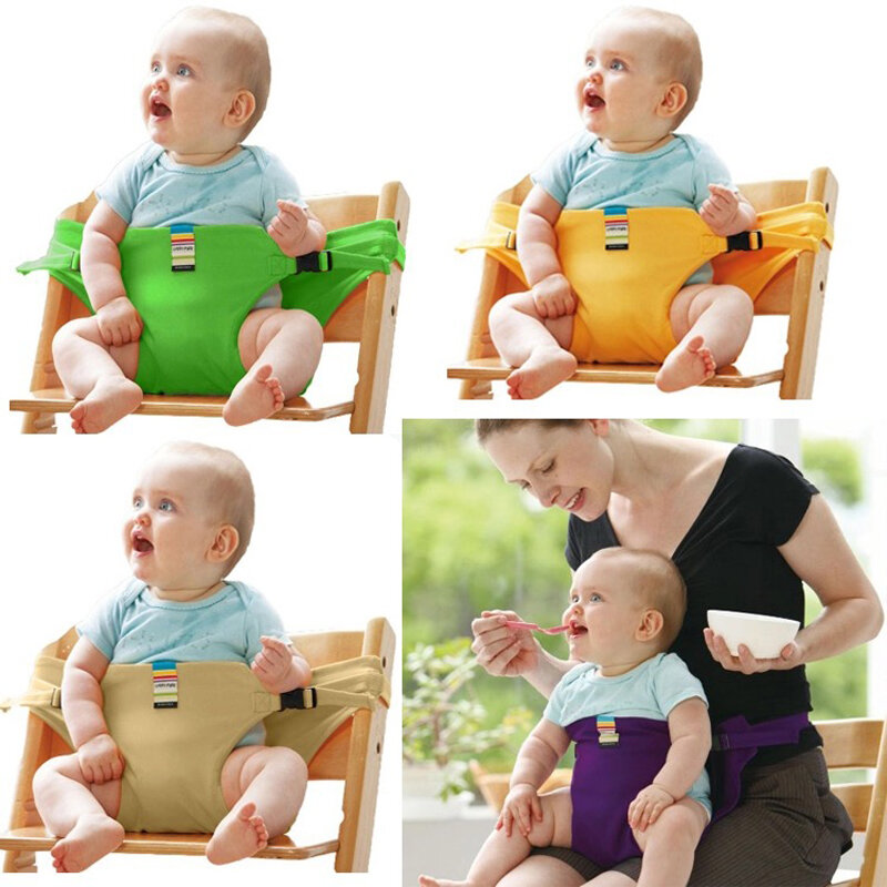 Baby Eetkamerstoel Veiligheidsgordel Draagbare Zetel Lunch Stoel Seat Stretch Wrap Voeden Chair Harness Baby Booster Seat
