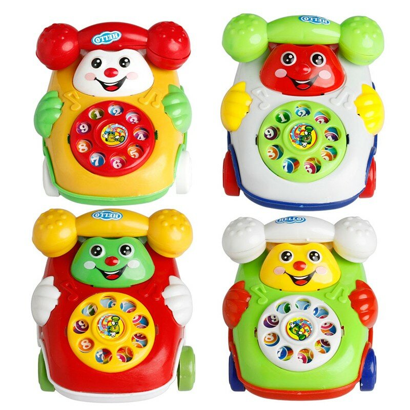 M89C1Pc zabawki dla niemowląt muzyka Cartoon telefon edukacyjny rozwojowy dla dzieci zabawki prezent nowy