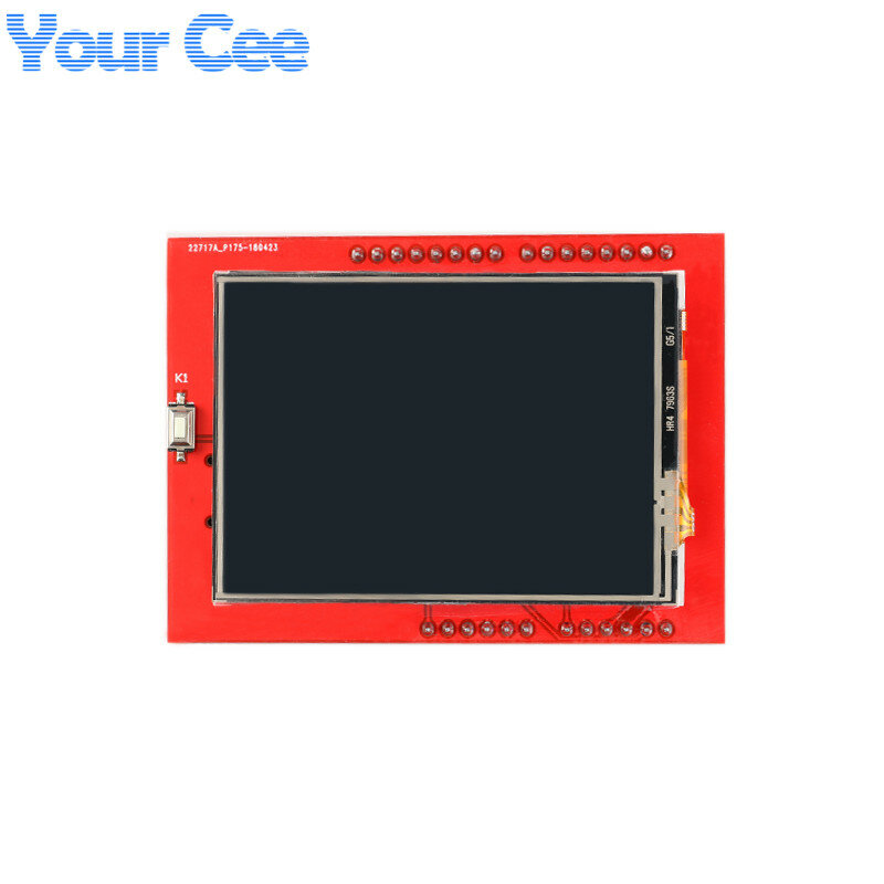 Цветной TFT ЖК-экран 2,4 дюйма TFT 2,4 дюйма, модуль дисплея 5 В/3,3 В, PCB адаптер ILI9341 с сенсорным экраном для Arduino UNO