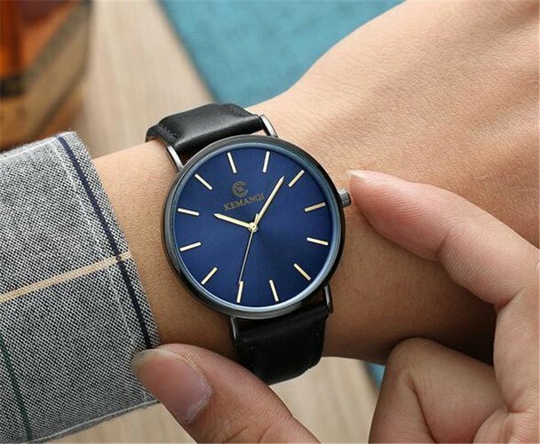 Relógio de pulso masculino relógios de quartzo ultra-fino relógio de pulso de negócios moda masculina erkek kol saati