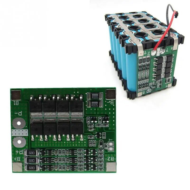 BMS 팩 PCB 보호 보드 밸런스 집적 회로 전자 모듈, 리튬 이온 리튬 18650 배터리 액세서리, 3S 30A, 12 V