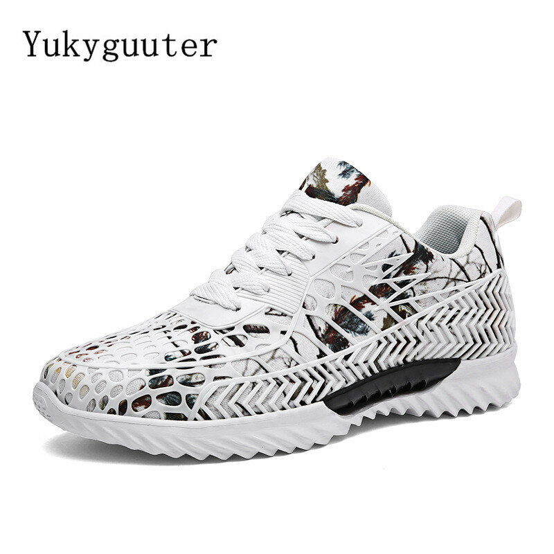 Men Running Shoes Sports Sneakers Breathable 2018 Summer Walking Mesh Shoes Men Athletic Lace Up High Quality Comfortable