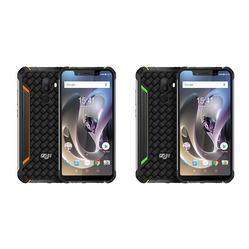 Versión Global HOMTOM ZJI ZOJI Z33 IP68 impermeable Smartphone 5,85 "MT6739 Quad Core teléfono móvil 4600 mAh Face ID 4G teléfono móvil