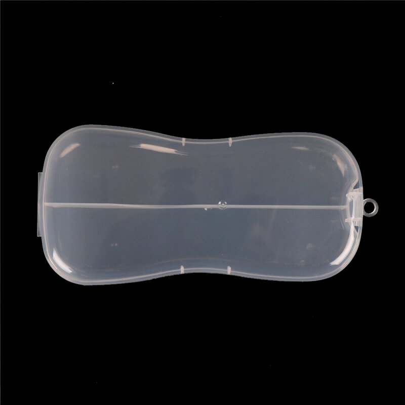 2019 new Baby Portable Tableware double Box Storage Organizer Case Plastic Spoon Fork Travel Transparent