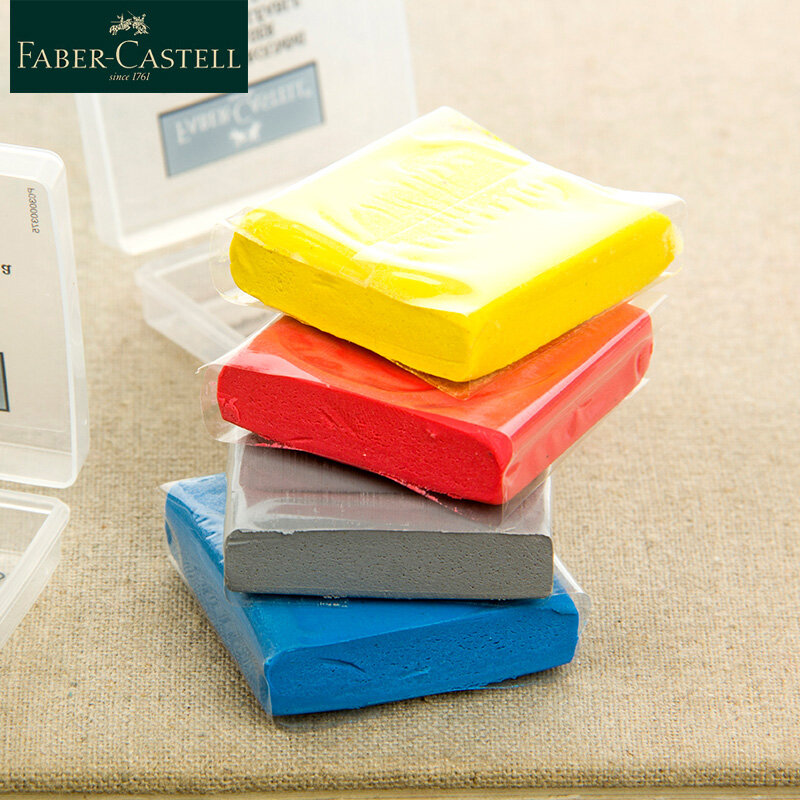 Faber-Castell-Plasticidade Borracha, Soft Art Eraser, destaque Wipe, borracha amassada para arte, Pianting Design, Esboço Eraser, papelaria