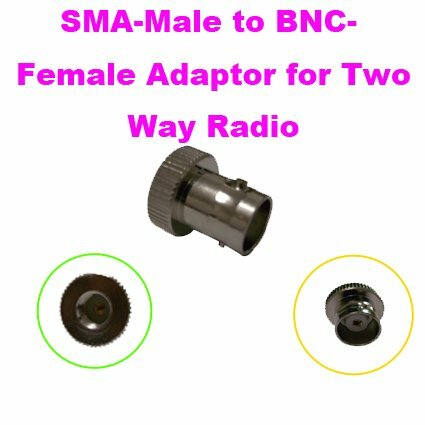 SMA-ชายBNC-หญิงอะแดปเตอร์สำหรับสองทางวิทยุ