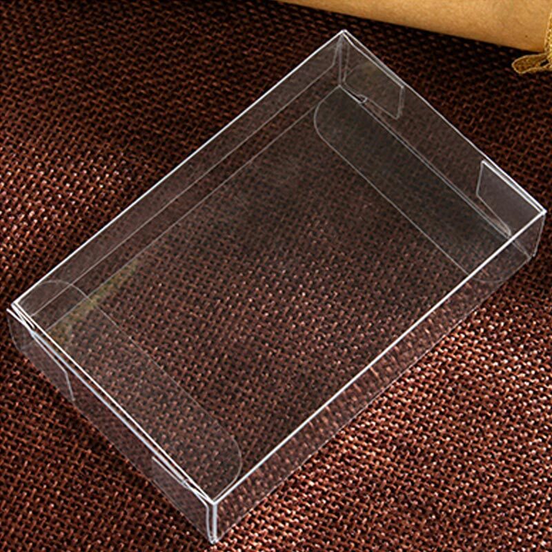 200 sztuk 3x7x14 biżuteria pudełko jasne pudełka plastikowe pudełko przezroczyste przechowywanie pudło pcv pakiet wyświetlacz pudło pcv en na ślub/boże narodzenie